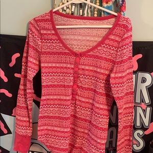 Red and white Christmas pajamas